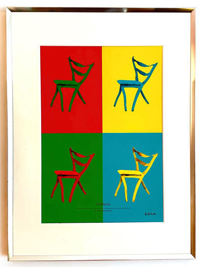 Popart-Bild „Stuhlgang I“ Popart-Bild „Stuhlgang I“